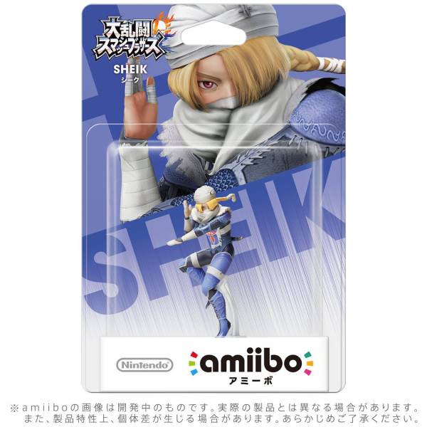 全新任天堂明星 NFC 連動人偶玩具 amiibo, 大亂鬥 席克 款(不含遊戲片) 