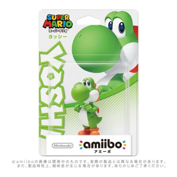 全新任天堂明星 NFC 連動人偶玩具 amiibo, 超級瑪利歐系列 耀西 款(不含遊戲片) 