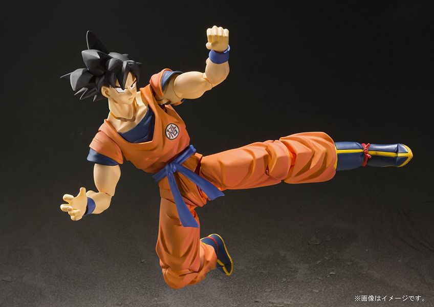 不挑盒況 BANDAI S.H.Figuarts 七龍珠 孫悟空 地球上的賽亞人 可動模型 