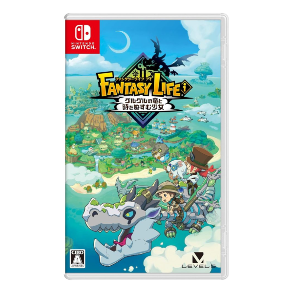預購第二批 全新 Switch 奇幻生活 i：轉圈圈的龍和偷取時間的少女 日文包裝中文版 [預計6月中之後] 