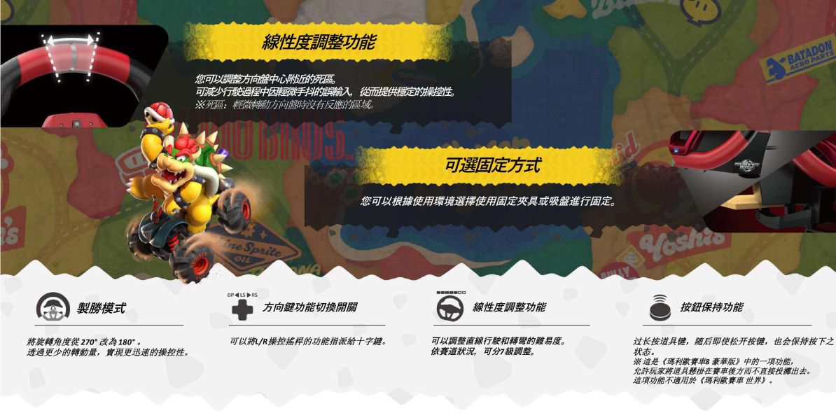 預購 HORI NS/NS2/PC 有線瑪利歐賽車方向盤 Pro DX NSX-123A [預計2026年4-5月] 