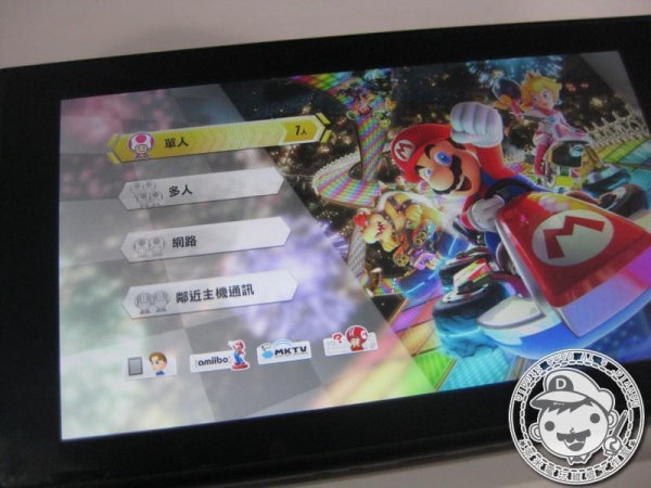 全新 Switch 瑪利歐賽車 8 豪華版 中文版+原廠方向盤配件(無手把) 