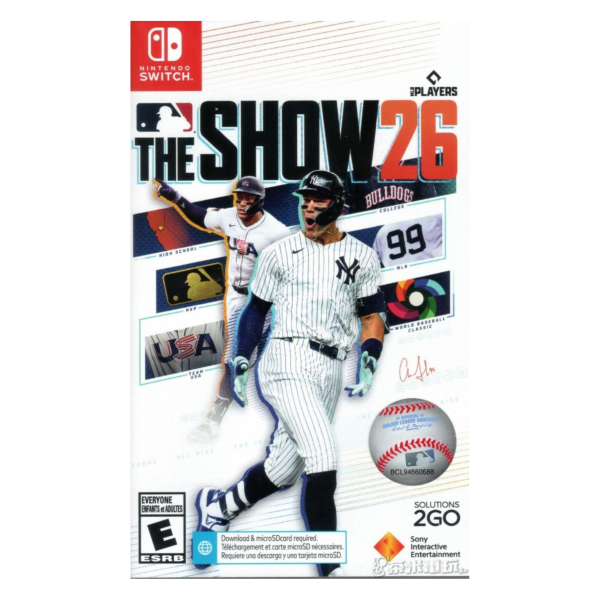 全新 Switch MLB The Show 26 英文版[無中文] 