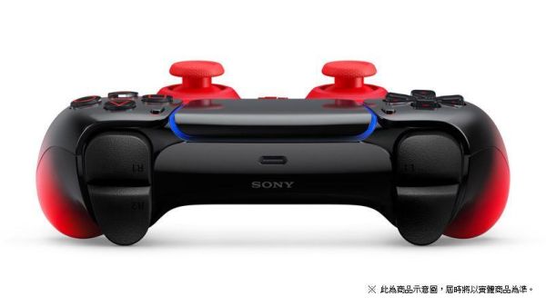 台灣代理貨 全新 SONY 原廠 PS5 DualSense 無線控制器(電音紅), 憑發票自送原廠保固一年 
