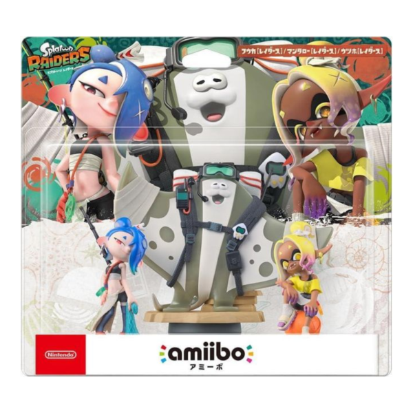 早鳥預購 全新 amiibo 魚漿幫(塗擊隊) 斯普拉遁系列 合併包裝 三款一套 [預計7月23日上市] 