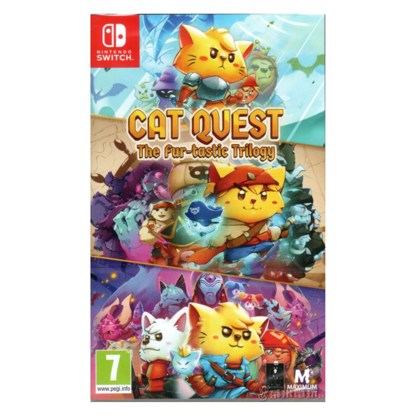 全新 Switch 貓咪鬥惡龍 三部曲 1+2+3 合輯 歐版包裝中文版 