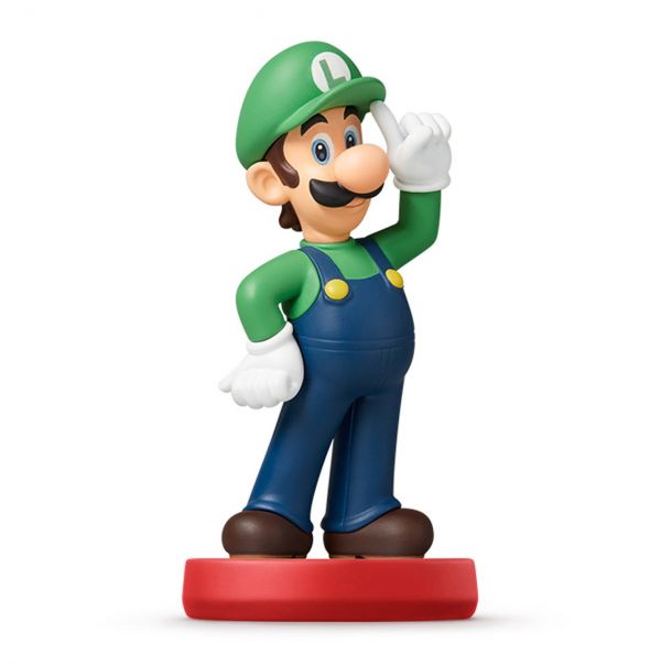 全新任天堂明星 NFC 連動人偶玩具 amiibo, 超級瑪利歐系列 路易吉 款(不含遊戲片) 