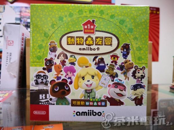 全新任天堂原廠 amiibo 卡片, amiibo 動物之森 第一彈(中文包裝版) ,一盒50包, 不拆賣 