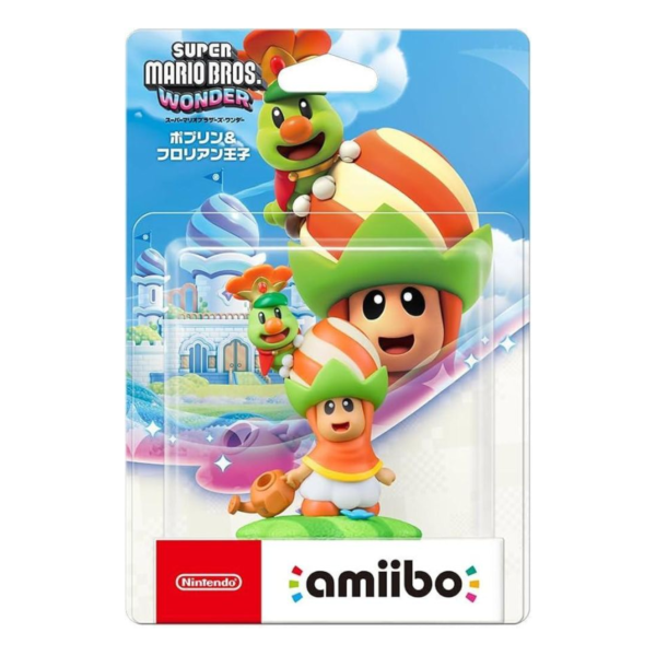 全新 amiibo 苞普林&花洛里安王子(超級瑪利歐兄弟 驚奇系列) 