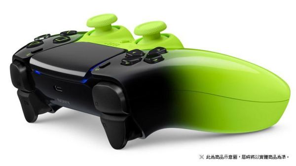 台灣代理貨 全新 SONY 原廠 PS5 DualSense 無線控制器(混音綠), 憑發票自送原廠保固一年 