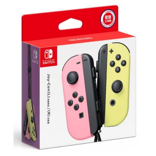 全新任天堂原廠 Switch Joy-Con 控制器組 新色, 送類比套, 附發票一年保固 