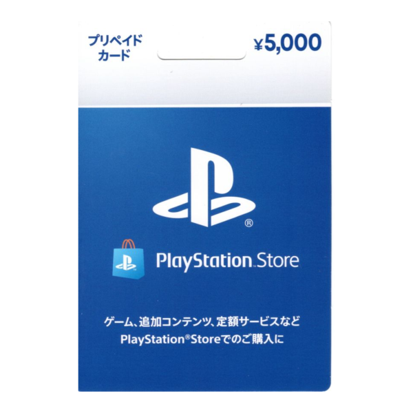 日本 SONY PSN 專用 購物平台 5000 日幣點數卡, 日帳專用 實體卡 