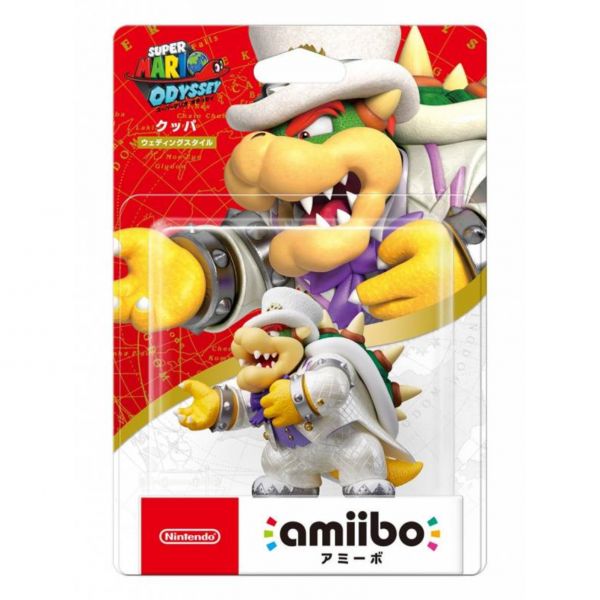 全新任天堂明星 NFC 連動人偶玩具 amiibo, 禮服庫巴(超級瑪利歐 奧德賽系列)款(不含遊戲片) 