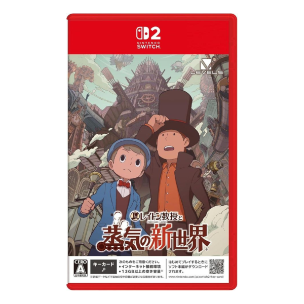 預購 全新 NS2 雷頓教授與蒸氣新世界 日版包裝中文版 [鑰匙卡] [預計12月10日上市] 
