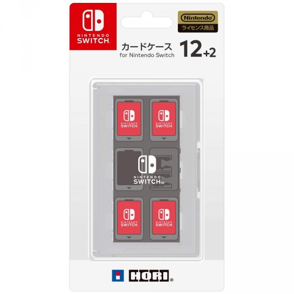 全新日本 HORI 牌 12 片裝 Switch 卡帶收納盒, 三色可選 