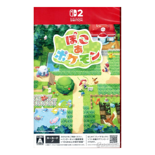 全新 NS2 Pokémon Pokopia 日版包裝中文版 [鑰匙卡], 無贈品 