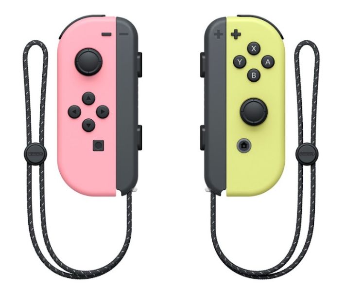 全新任天堂原廠 Switch Joy-Con 控制器組 新色, 送類比套, 附發票一年保固 