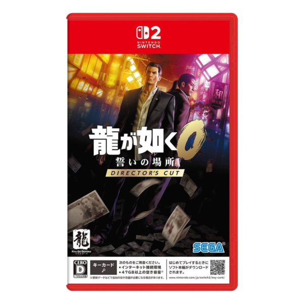 早鳥預購 全新 NS2 人中之龍 0 誓約的場所 導演剪輯版 中文版 [鑰匙卡] [預計2025年7-9月間上市] 
