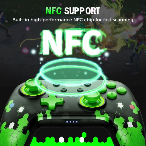 全新 良值 牌 NS/NS2/PC/手機 用無線 PRO NFC 連發手把 L1224, 茶米電玩保修半年 