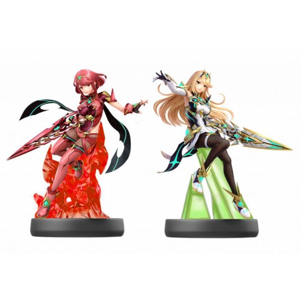 全新任天堂明星 NFC 連動人偶玩具 amiibo, 光&焰(大亂鬥系列) 兩款一組 