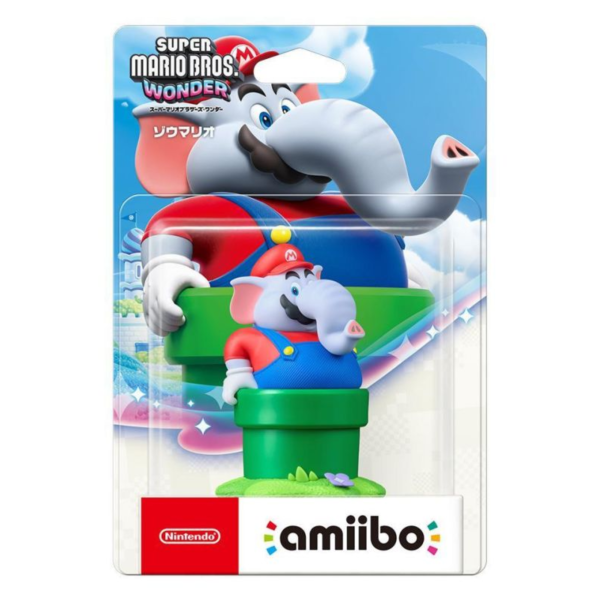 全新 amiibo 大象瑪利歐(超級瑪利歐兄弟 驚奇系列) 