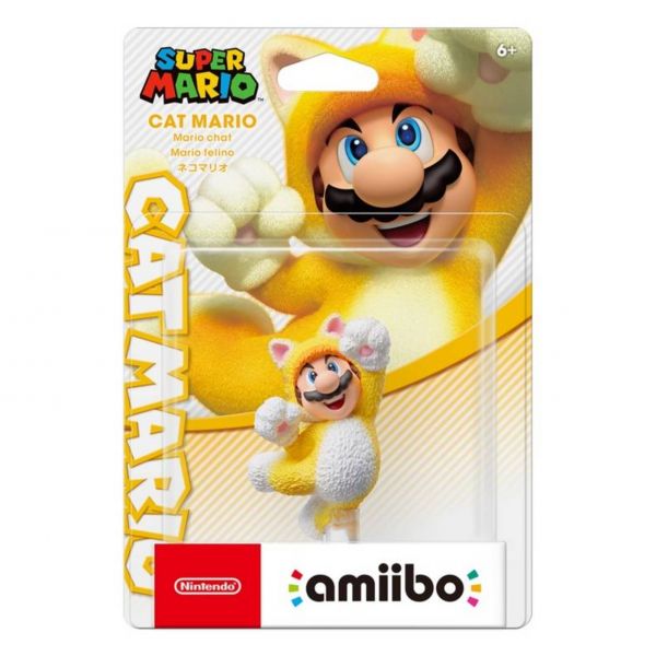 全新任天堂明星 NFC 連動人偶玩具 amiibo, 貓咪瑪利歐(不含遊戲片) 