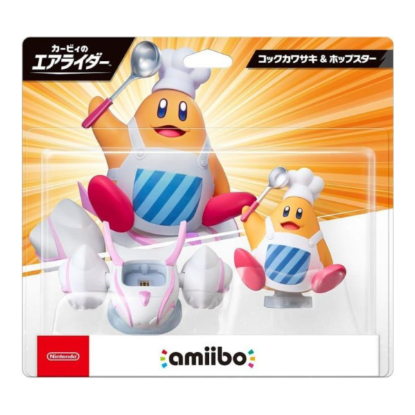 全新 amiibo 廚師川崎 & 跳躍之星（卡比的馭天飛行者系列） 
