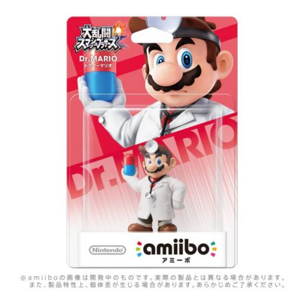 全新任天堂明星 NFC 連動人偶玩具 amiibo, 大亂鬥 瑪莉歐醫生 款(不含遊戲片) 