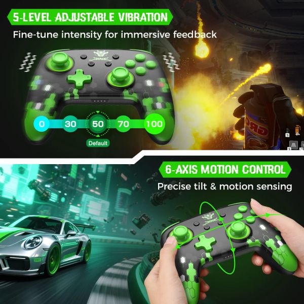 全新 良值 牌 NS/NS2/PC/手機 用無線 PRO NFC 連發手把 L1224, 茶米電玩保修半年 