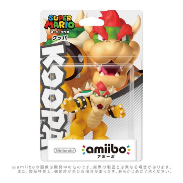 全新任天堂明星 NFC 連動人偶玩具 amiibo, 超級瑪利歐系列 庫巴 款(不含遊戲片) 