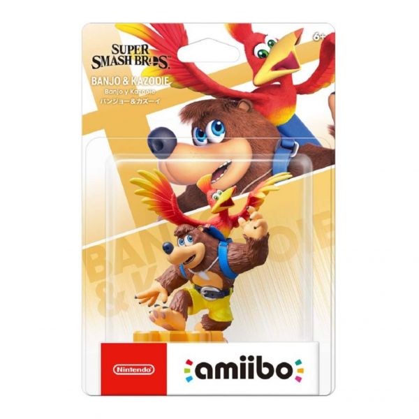 全新任天堂明星 NFC 連動人偶玩具 amiibo, BANJO-KAZOOIE 阿邦 阿卡(大亂鬥 系列) 款(不含遊戲片) 