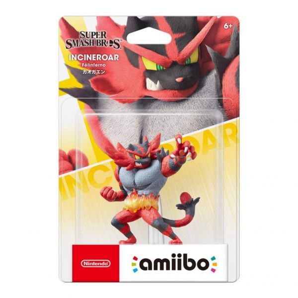 任天堂明星 NFC 連動人偶玩具 amiibo 熾焰咆哮虎（大亂鬥系列）(不含遊戲片) 