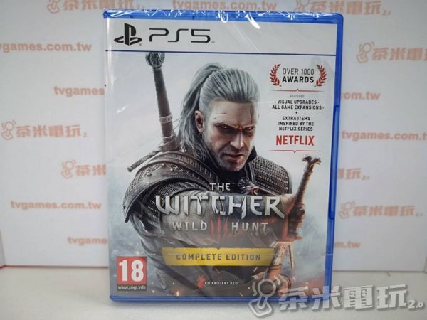 全新 PS5 原版片 巫師 3：狂獵 完整版 英文包裝中文版 