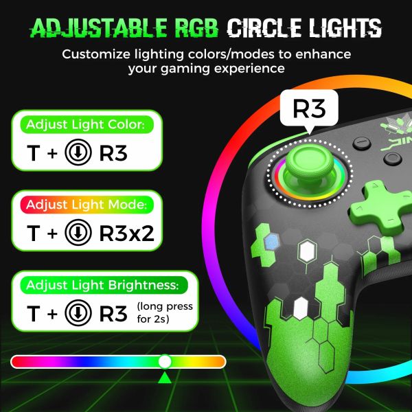 全新 良值 牌 NS/NS2/PC/手機 用無線 PRO NFC 連發手把 L1224, 茶米電玩保修半年 