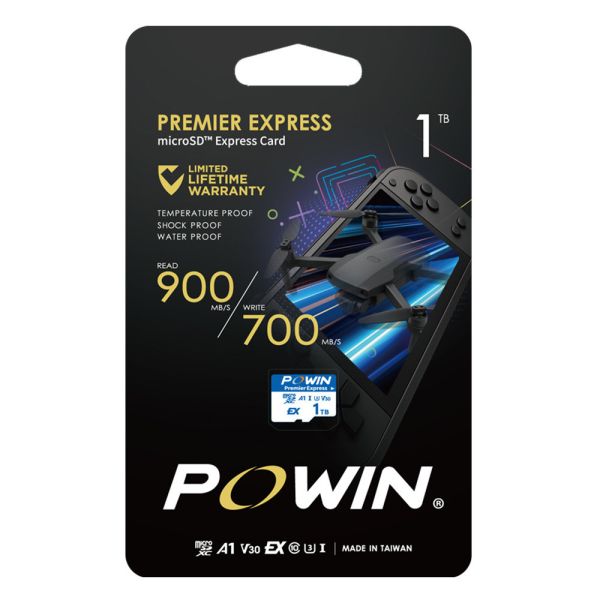 Powin 牌 NS2 主機用 microSD EXPRESS 記憶卡 128GB~1TB(5年保固) 