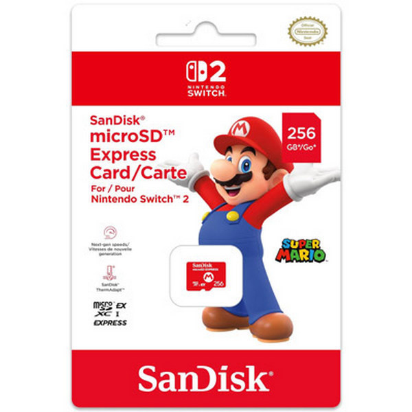 B11 全新任天堂 Switch 2 專用 microSD Express 256G 特規記憶卡 