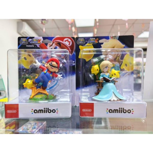 全新 amiibo 瑪利歐&奇可+羅潔塔&奇可(超級瑪利歐系列) 兩個一組不拆賣 