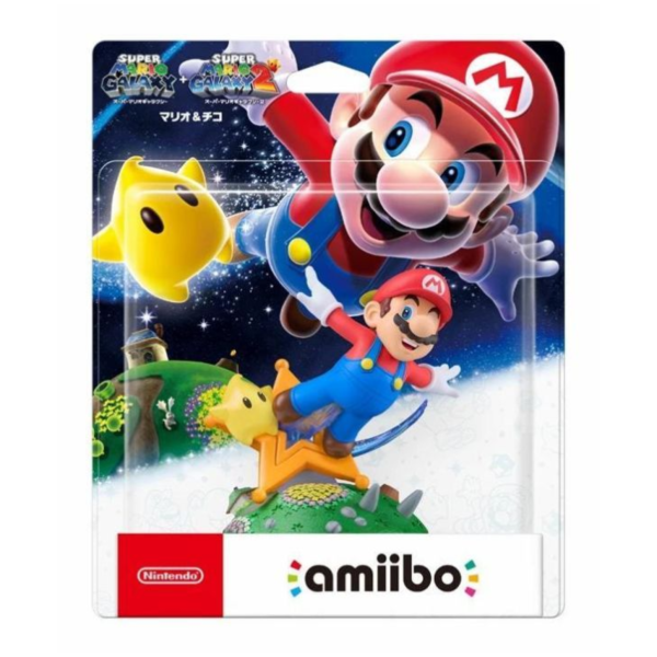 早鳥預購 全新 amiibo 瑪利歐&奇可+羅潔塔&奇可(超級瑪利歐系列) 兩個一組不拆賣 [預計4月2日上市] 