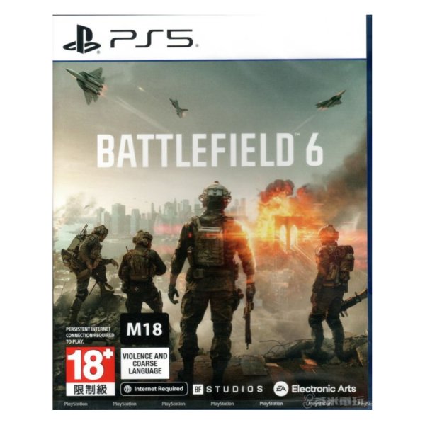 全新 PS5 戰地風雲6 中文一般版, 內附特典DLC 