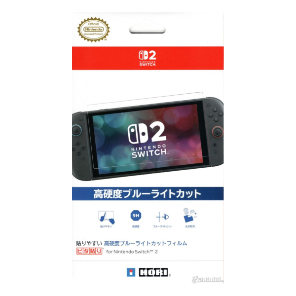 HORI NS2 專用簡單易貼 高硬度防藍光膜 NSX-059 