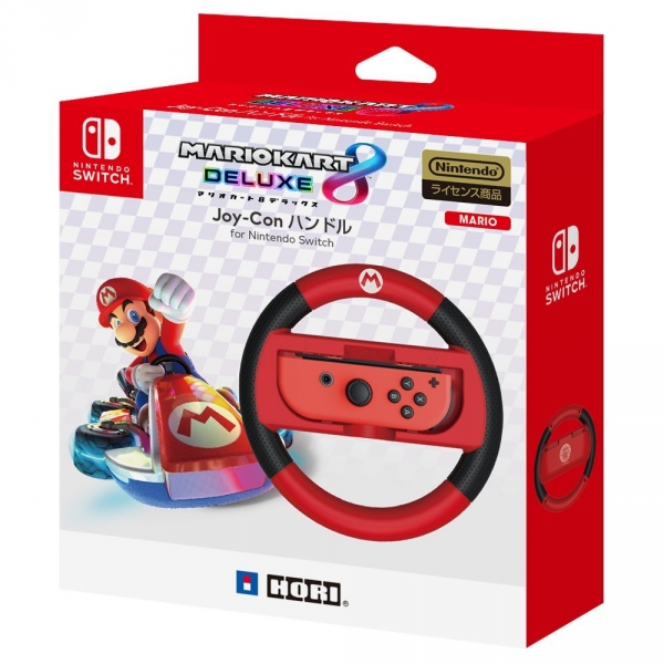 全新日本 HORI 牌 NSW 主機用特別仕樣方向盤套件, 不含 Joy-Con 手把喔 