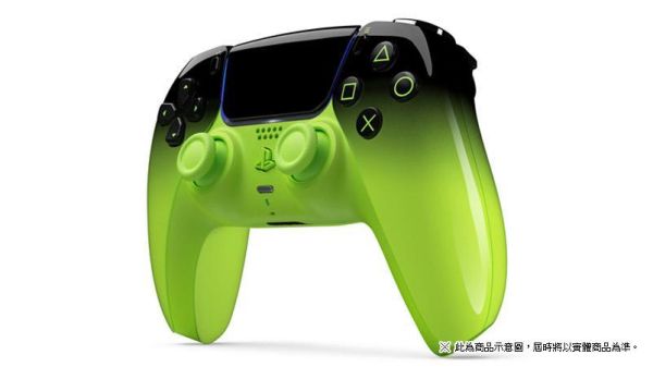 台灣代理貨 全新 SONY 原廠 PS5 DualSense 無線控制器(混音綠), 憑發票自送原廠保固一年 