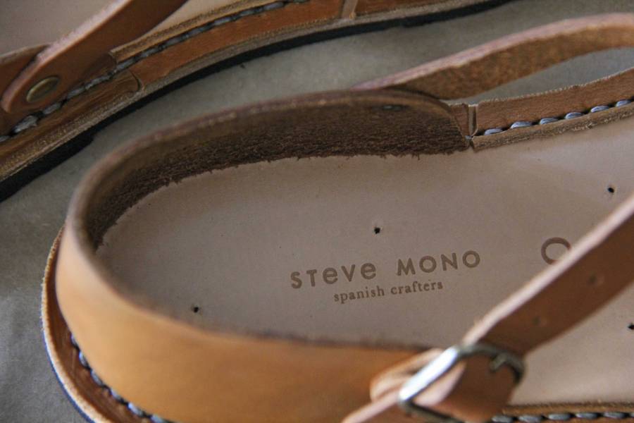 Steve Mono - Artisanal Sandals/Tobacco Steve Mono,西班牙手工皮革涼鞋,handmade