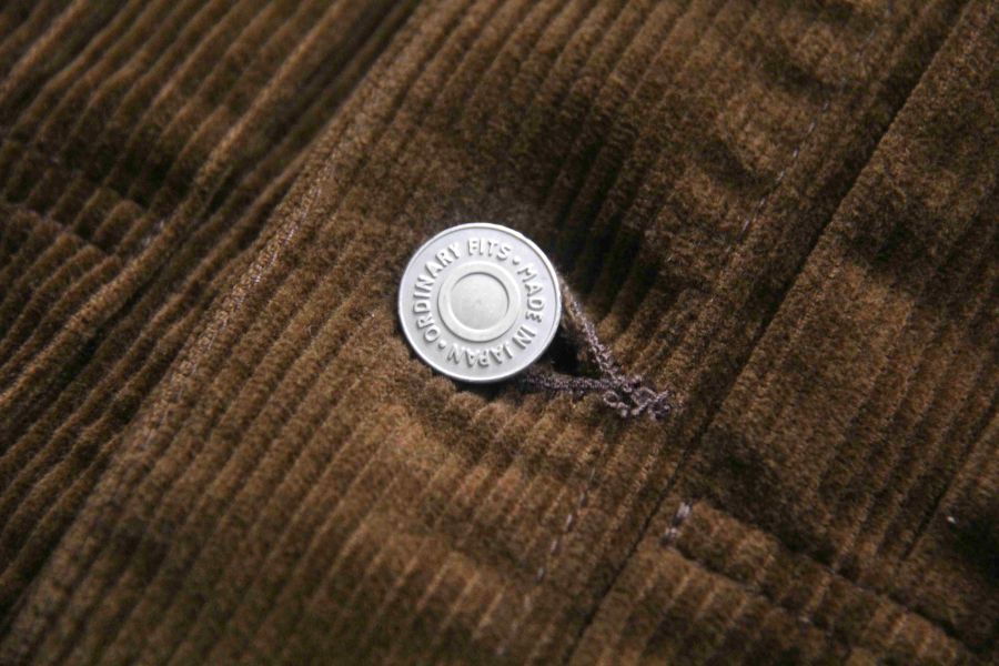Ordinary Fits - CORDUROY JACKET TYPE 1ST Ordinary Fits,男 燈芯絨外套,一代外套,TYPE1,男秋冬外套,LEVI’S 1st Type 夾克,日系外套 秋冬,工裝外套 男,