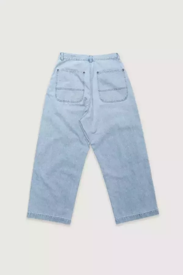 Ordinary Fits - BELL PANTS/BLEACH Ordinary Fits,男生水洗刷色牛仔褲,男 刷色 丹寧褲,男 工作褲 推薦,男生 寬鬆牛仔褲推薦,