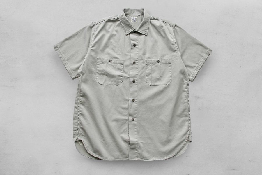 orSlow - 60'S Cotton Twill Shortsleeve Work Shirt orSlow ,短袖襯衫,