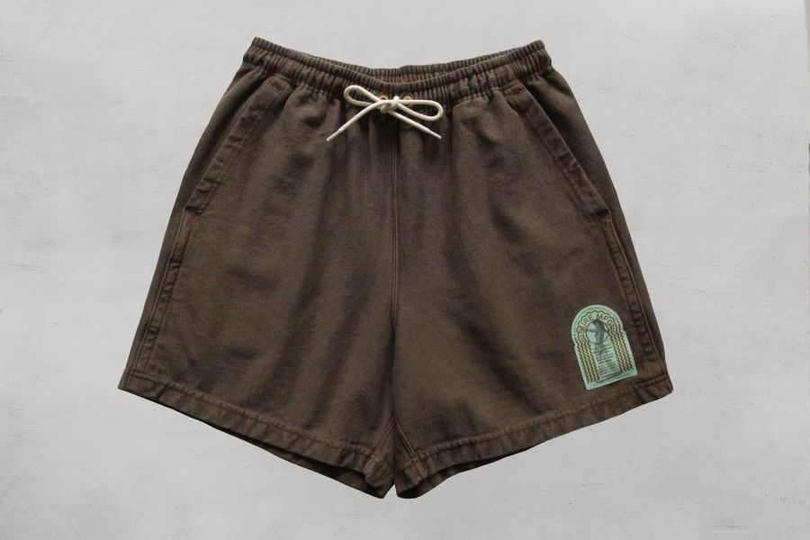 SURE'S Super Tuck Shorts / Bison Brown XX DEVELOPMENT,男 短褲,男 短褲推薦,男短褲品牌,休閒短褲男,