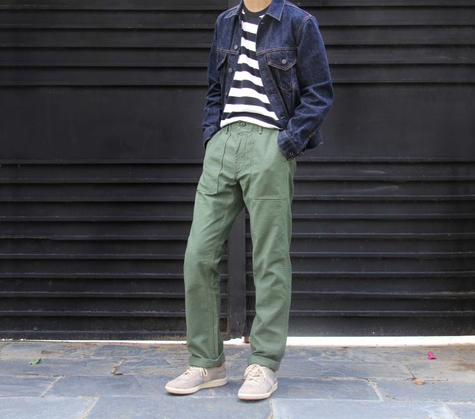 orSlow - US Army Fatigue Pant(Slim Fit) orSlow,軍褲,アメカジ,阿美咖機,Fatigue Pant,丹寧,牛仔,日本製,american casual,台南,台南逛街,老派人生,