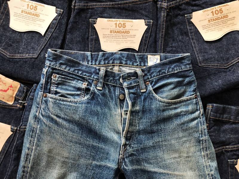 orSlow - STANDARD SELVEDGE DENIM 105 牛仔褲 推薦,牛仔褲 男 穿搭,中直筒 牛仔褲,赤耳 丹寧褲,Jeans,denim,orslow jp,台南 逛街 牛仔褲,orslow 105 107,牛仔褲 色落,養褲 原色褲,one wash,排扣,