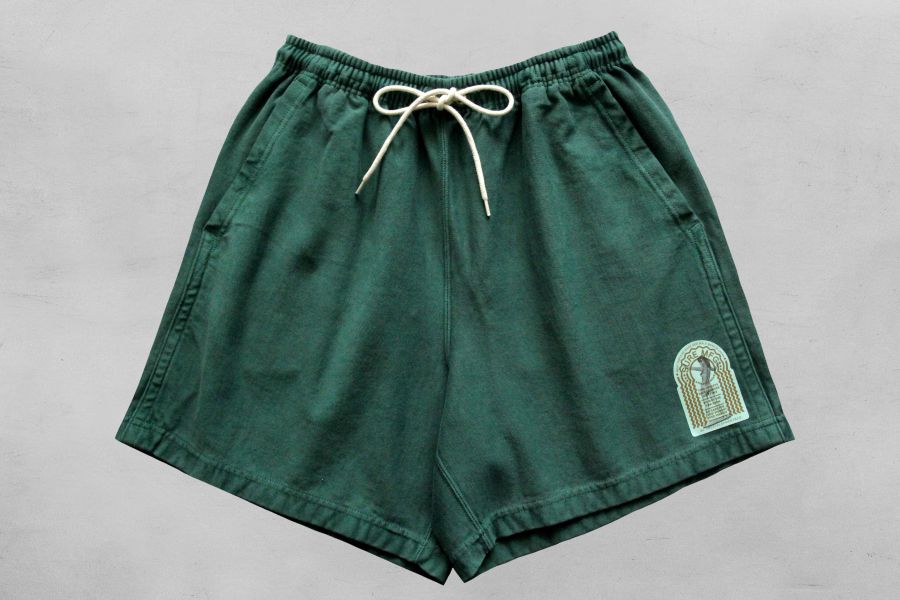 SURE'S Super Tuck Shorts / Green XX DEVELOPMENT,男 短褲,男 短褲推薦,男短褲品牌,休閒短褲男,